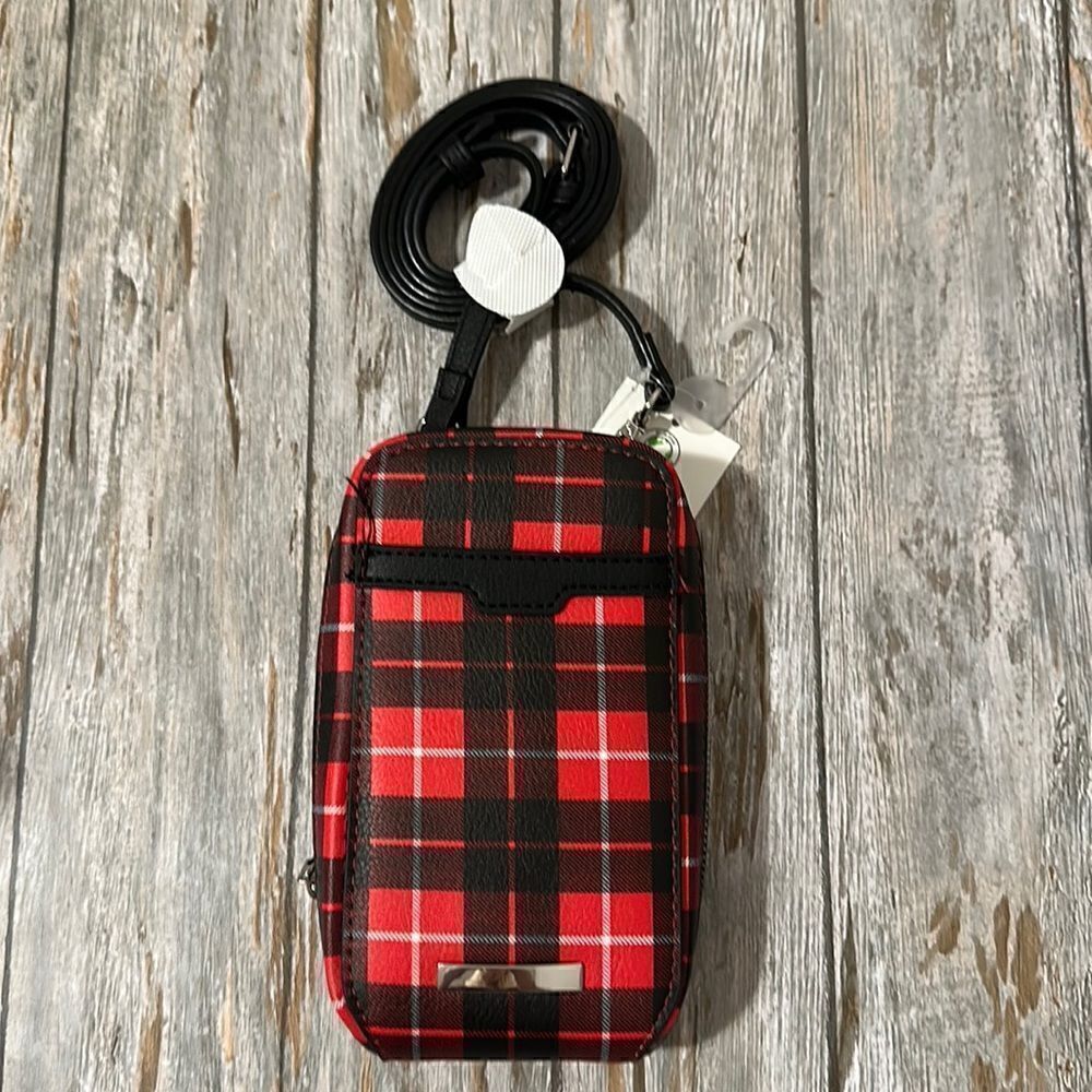 Women’s No Boundaries Phone Crossbody Bag, Plaid